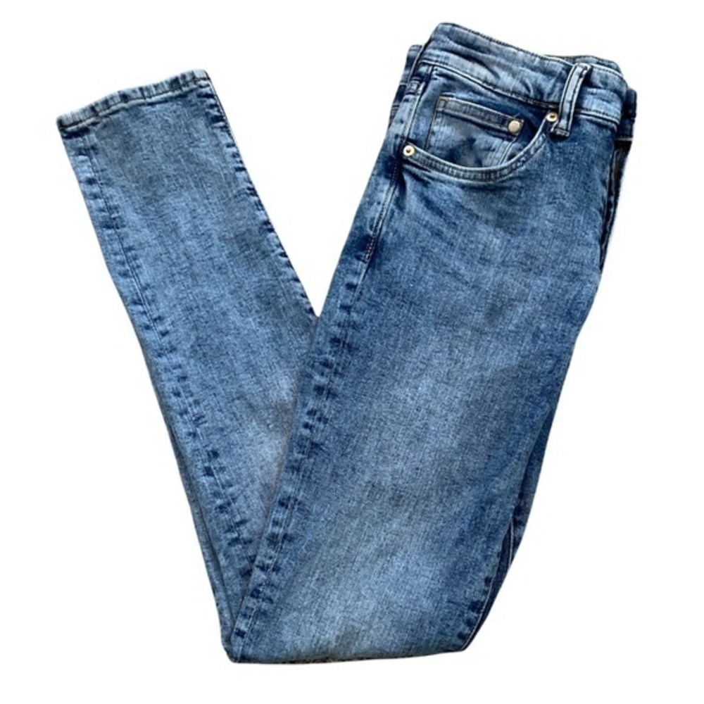 &Denim Skinny Stretch Button Fly High Rise Jeans Sz. 32 - Picture 7 of 9
